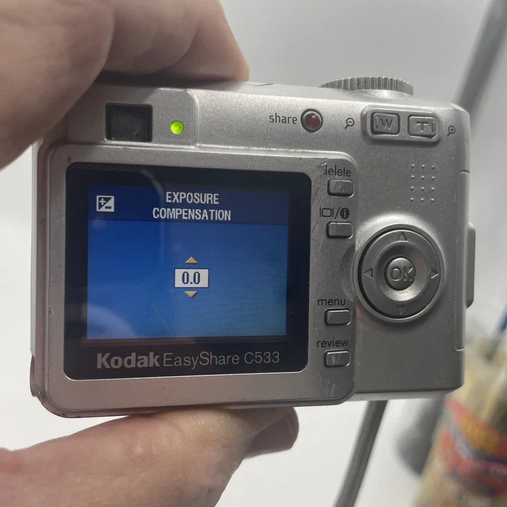 Kodak EasyShare C533 5.0MP Digital Camera 3X Zoom+Battery+SD Card-TESTED